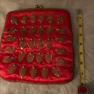 Satin/silk evening bag